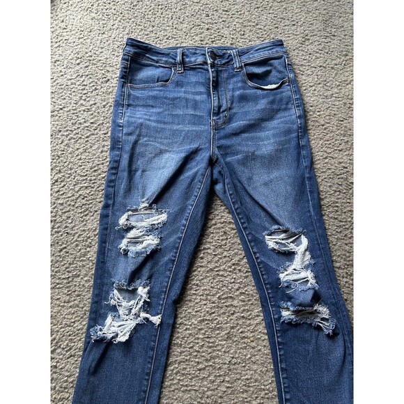 Levi's Women's Legging Size 7 28x32 Dark Wash Skinny Jeans - Picture 1 of 6